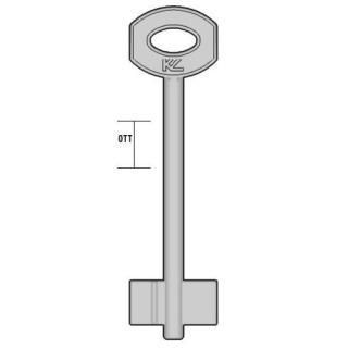 CHIAVE DOPPIA MAPPA 3JW OTTONE LC , B And B SRL Di Brolis Daniele