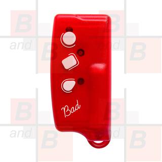 TELECOMANDO TX 2 CANALI BAD  433 Mhz  COLORE RED